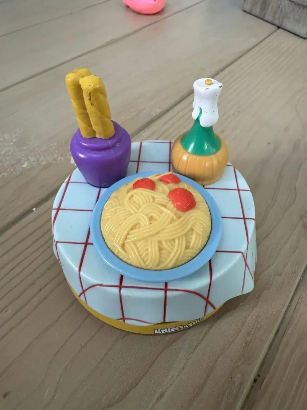 Fisher-Price Little People Disney Lady & Tramp Spaghetti Table Replacement 2012